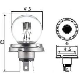 Hella/NARVA R2 foglalatos izzó 12V 45/40W, P45t 8GD002088-131 /492113000