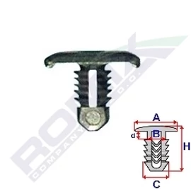 Seat Alhambra, Toledo, VW Corrado, Golf, Jetta, LT, Lupo, Polo, Sharan, T4 rögzítő patent A14720