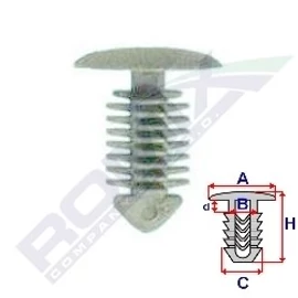 Citroen Berlingo, Opel Astra F, Corsa, Tigra, Vectra, Peugeot Partner rögzítő patent 10513