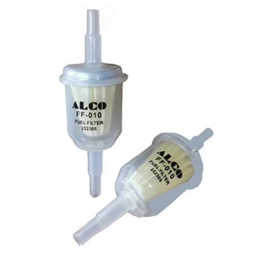 Benzinszűrő, üzemanyagszűrő univerzális 6 mm-es és 8 mm-es csőátmérőhöz, ALCO FF-010 (1 db)