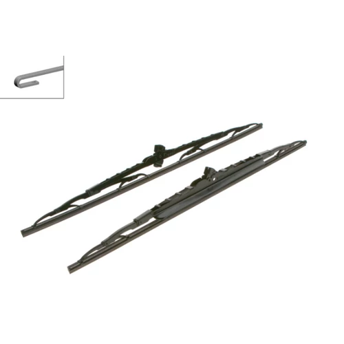 Cadillac, Chevrolet, Saab első ablaktörlő lapát készlet BOSCH TWIN Spoiler 3397118451 575S