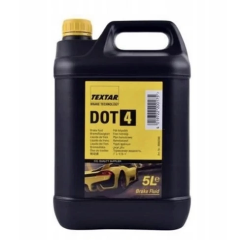 TEXTAR fékfolyadék, fékolaj DOT4 5 liter 95002300