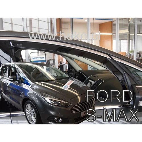 Ford S-Max 5 ajtós első légterelő 2016-tól, 2 db-os készlet 15317