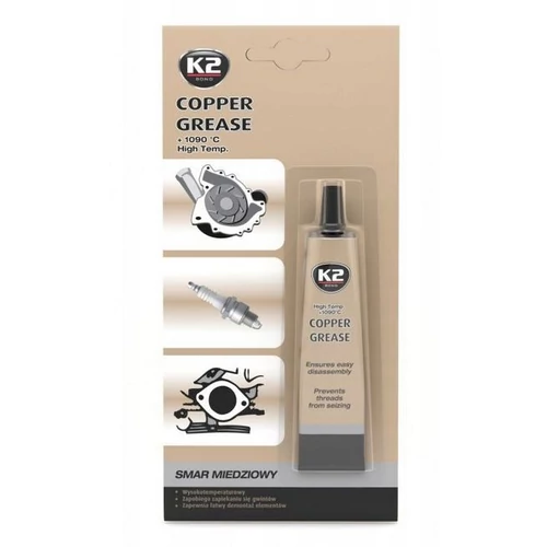 K2 Copper Grease hőálló réz zsír 20g  +1090C B401