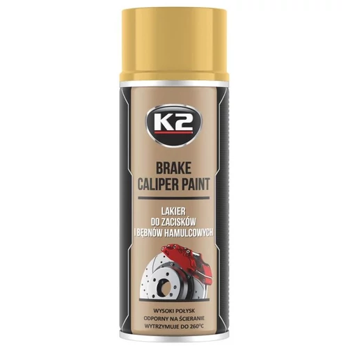 K2 Brake Caliper Paint féknyereg festék arany színben, 400 ml L346ZL