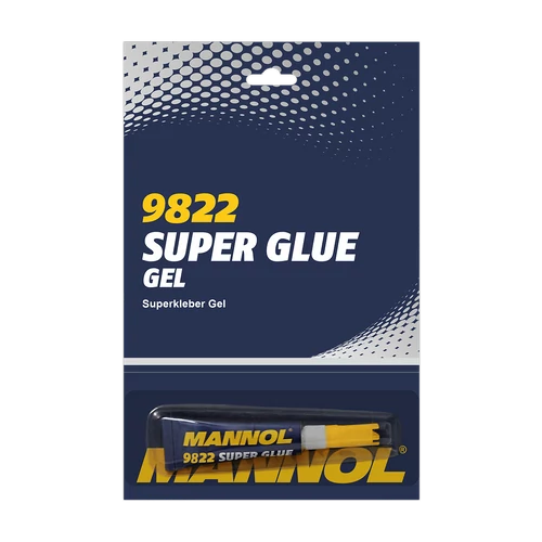 MANNOL 9922 Super Glue Gel zselés pillanatragasztó 3 g (1 db)