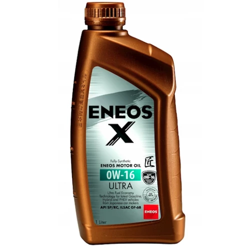 ENEOS X 0W-16 Ultra teljesen szintetikus motorolaj, kifejezetten HONDA, SUZUKI, TOYOTA és LEXUS típusokhoz ILSAC GF-6B (1 liter)