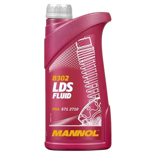 MANNOL LDS Fluid  1 liter, narancssárga színű, szintetikus hidraulika folyadék „HYDRActive3” rendszerrel felszerelt CITROEN gépkocsikhoz, 1 literes 8302