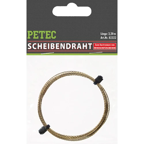 Petec Scheibendraht Szélvédőkivágó drót 220 cm, 82322 (1 db)
