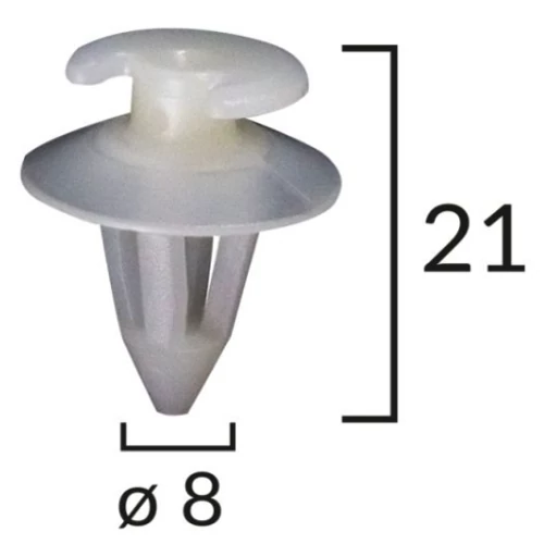 Audi, BMW, Seat, VW rögzítő patent OE 51541885961, 823 867 299, 11453 (1 db)