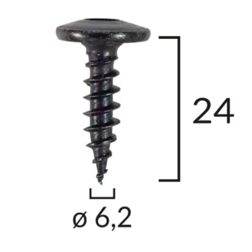 Lemezcsavar többcélú felhasználásra Torx kulcsnyílással, hosszú 6,2 mm-es menettel C60393 (1 db!) [33]