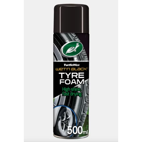 Turtle Wax Wet'n Black Tyre Foam, gumiápoló hab 500ml 53180