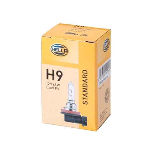 HELLA H9 12V 65W Halogén izzó fényszóróhoz, ködlámpához, PGJ19-5 foglalat (1 db) 8GH008357-001