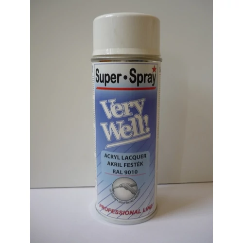 Very Well matt  fehér akril festék spray 400ml RAL9010M